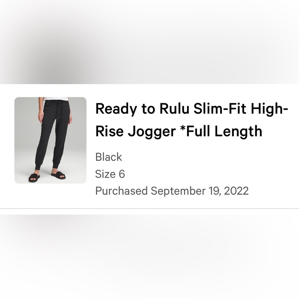 Lululemon High-Rise Jogger Pants